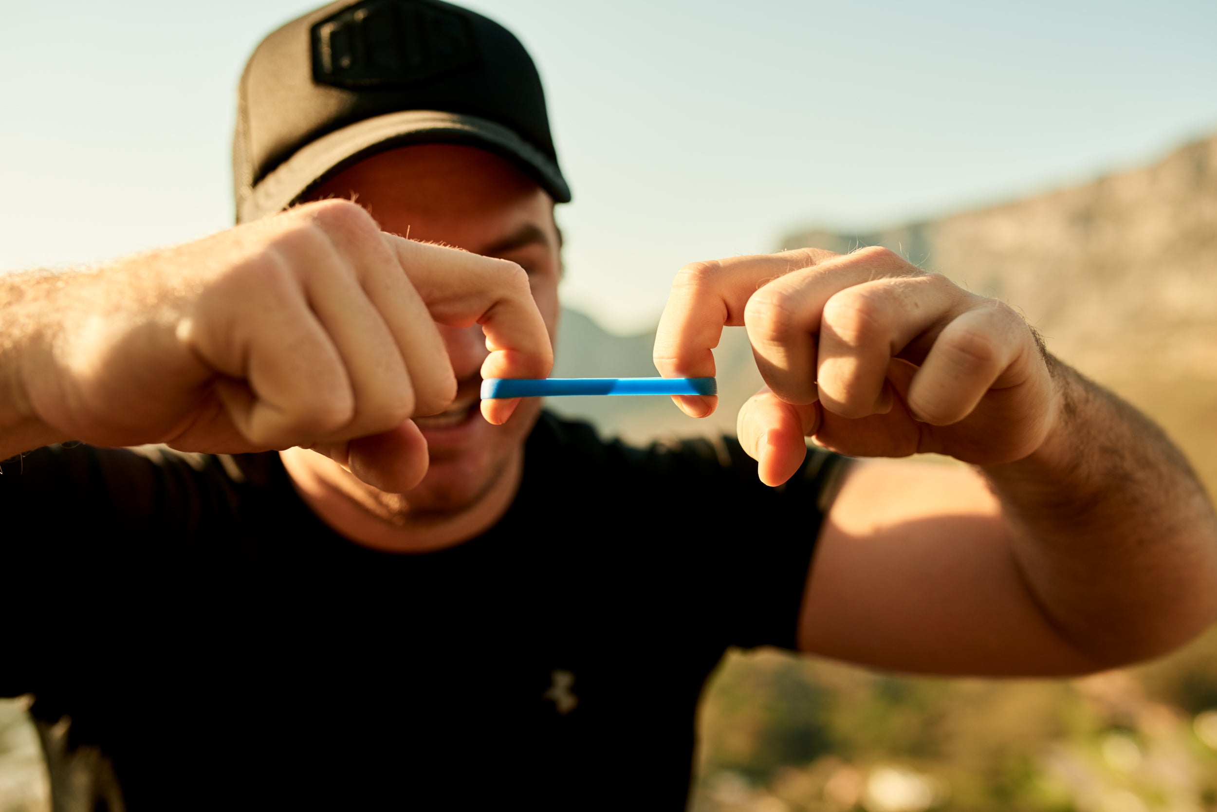 ACTV men's silicone wedding ring-blue- durable and made from High quality silicone